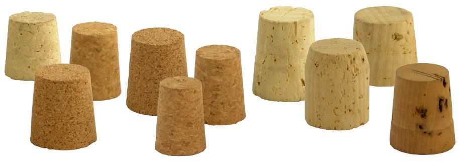 Tapones Cónicos | Tapones de Corcho Natural y Aglomerado | Subermex